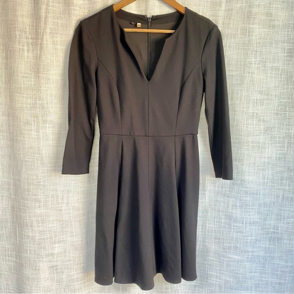 4.Collective Black V Neck Skater Dress